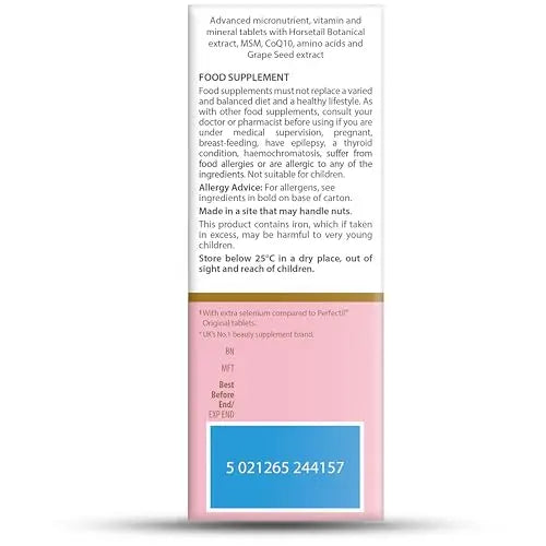 Vitabiotics - Perfectil - Plus Nails Extra Support - 60 Tablets Perfectil buy supplements canada