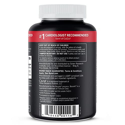 Qunol CoQ10 100mg Softgels, Ultra CoQ10 100mg, 3x Better Absorption, Antioxidant Qunol buy supplements canada