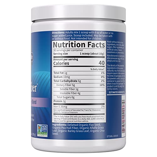Garden of Life Organic Unflavored Fiber Powder Detox Blend with Chia, Alfalfa & Barley Garden of Life buy supplements canada