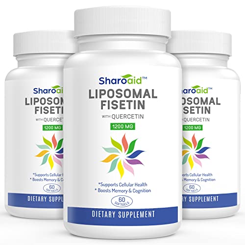 Sharoaid Liposomal Fisetin with Quercetin Supplements 1200 mg per Serving,High Absorpti Sharoaid buy supplements canada