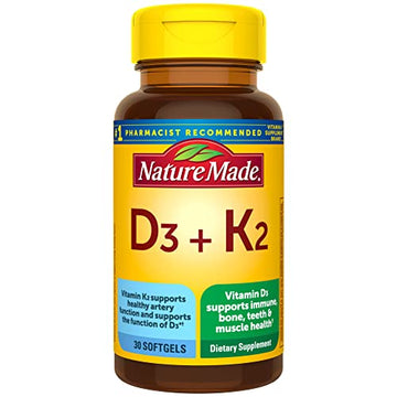 Nature Made Vitamin D3 K2, 5000 IU (125 mcg) Vitamin D, Dietary Supplement for Bone Nature Made buy supplements canada