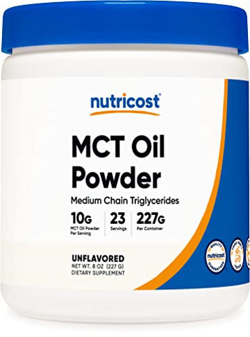 Nutricost Premium MCT Oil Powder .5LBS - Best For Keto, Ketosis, and Ketogenic Diets Nutricost buy supplements canada