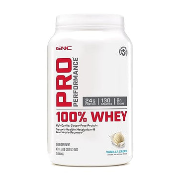GNC Pro Performance 100% Whey Protein Powder - Vanilla Cream, 25 Servings GNC buy supplements canada