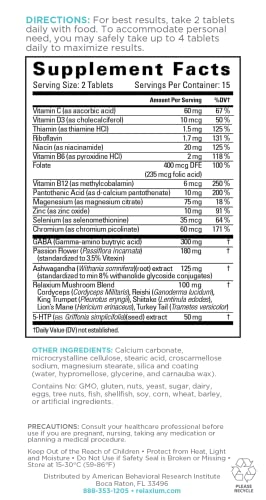 Relaxium Calm, Non-Habit Forming, Stress and Mood Support Supplement Relaxium buy supplements canada