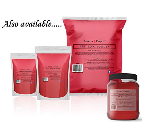 Beet Root Powder 8 oz. by Aroma Depot Raw & Non-GMO I Vegan & Gluten Free I Nitric Aroma Depot buy supplements canada