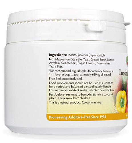Inositol (Myo-Inositol) Powder 300g, Also Called Vitamin B8, High Absorption, Vegan Health Leads ...Working With Nature buy supplements canada