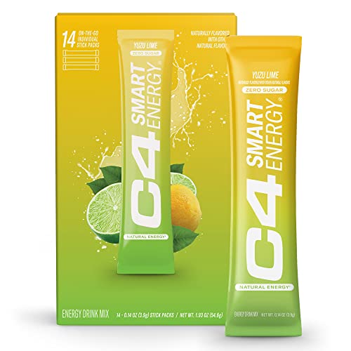 C4 Smart Energy Powder Stick Packs - Sugar Free Performance Fuel & Nootropic Brain Cellucor buy supplements canada