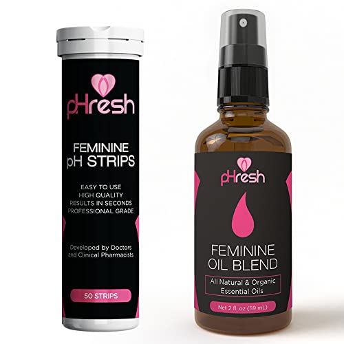 pHresh Feminine Essential Oil Spray & Vaginal pH Test Strips ACE NUTRITION buy supplements canada