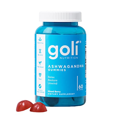Goli Ashwagandha & Vitamin D Gummy - 60 Count - Mixed Berry, KSM-66, Vegan Goli buy supplements canada