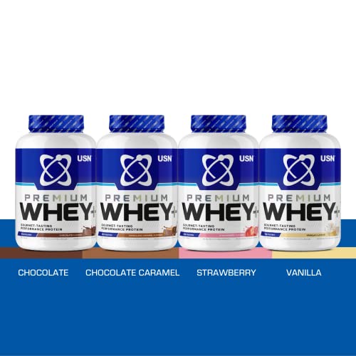 USN Whey+ Strawberry Protein Powder 2kg - Muscle Building & Recovery Protein Shakes USN buy supplements canada