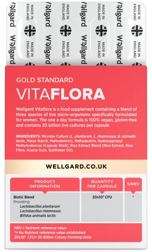 Wellgard Vitaflora Probiotics for Women - Scientifically Proven Bio Cultures for Women’s Wellgard buy supplements canada