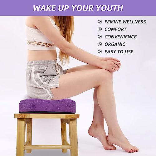 ElasignShopo Yoni Seat Kit, Wooden Vaginial Steaming Stool Chair Set with Gown for Feminine ElasignShopo buy supplements canada
