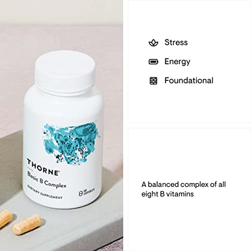 THORNE Basic B-Complex - Tissue-Ready Vitamin B Complex Supplement with Choline THORNE buy supplements canada