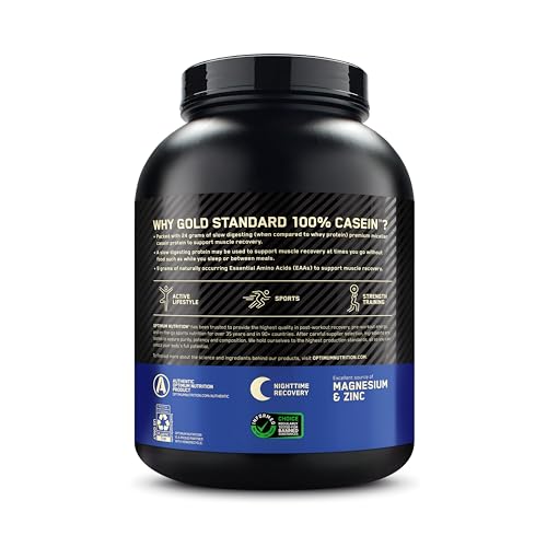Optimum Nutrition Gold Standard 100% Casein Slow Digesting Protein Powder with Zinc Optimum Nutrition buy supplements canada