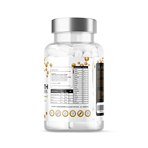 Pure Bone Broth Collagen Supplement Capsules Grass Fed Advanced Blend of Multi Collagen K GEN rejuvenation nutrition buy supplements canada