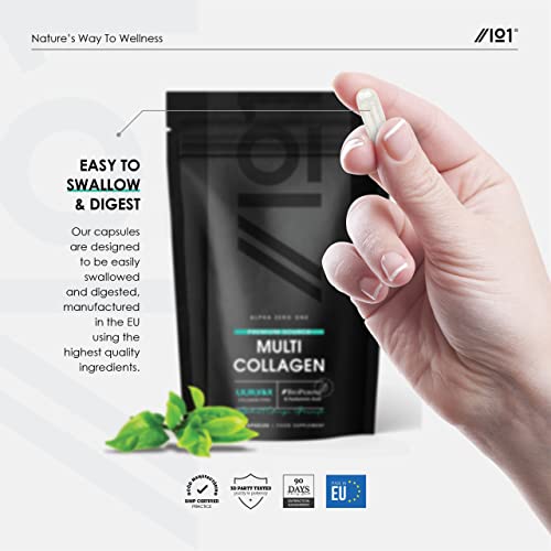 Multi Collagen Protein - Types I, II, III, V & X - Wild Caught Marine, Grass Fed Bovine, Eggshell Revive Naturals buy supplements canada