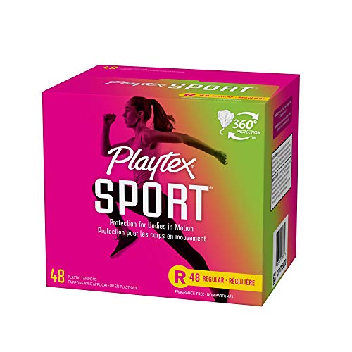 Playtex Sport Tampons, Regular Absorbency, Fragrance-Free - 48ct (Packaging May Vary) PLAYTEX buy supplements canada