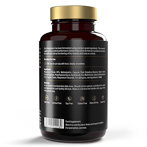 Protein Works - Zinc & Magnesium Supplement Tablets |Added Vitamin B6 | Combats Tiredness & Fatigue Protein Works buy supplements canada