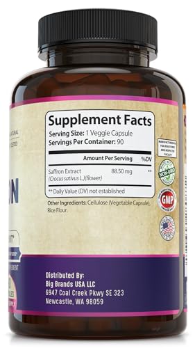 100% Pure Saffron Extract - Metabolism Booster & Natural Appetite Suppressant for Weight Loss WHOLE WORLD WELLNESS buy supplements canada