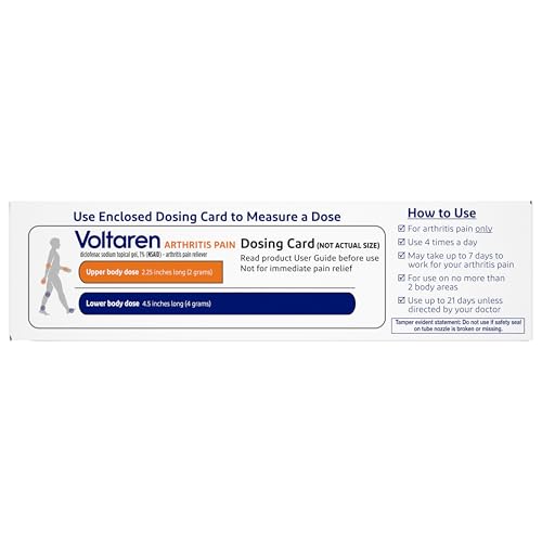 Voltaren Arthritis Pain Gel for Powerful Topical Arthritis Pain Relief with Diclofenac - NEW Easy Open Cap - 100 g x 2 Voltaren buy supplements canada