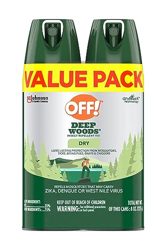 OFF! Deep Woods Insect Repellent Aerosol, Dry, Non-Greasy Formula, Bug OFF! buy supplements canada