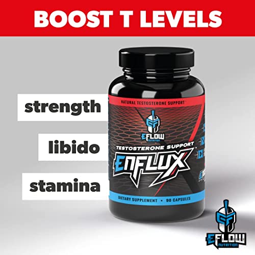 eFlow Nutrition Enflux Natural T Support with KSM-66 Ashwagandha - Supplement eFlow Nutrition buy supplements canada