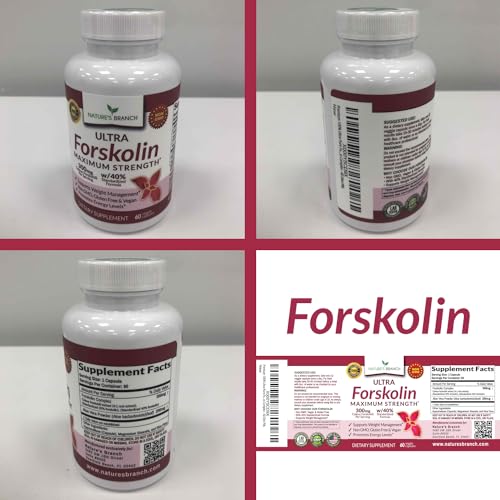 Premium 100% Ultra Pure Forskolin for Weight Loss Max Strength w/ 40% Standardized Nature's Branch buy supplements canada