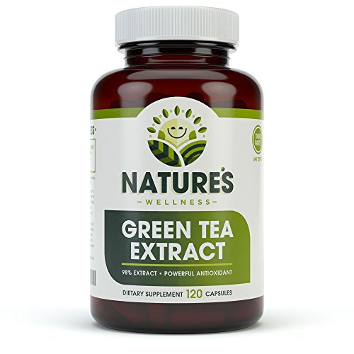 Green Tea Extract 98% Standardized with EGCG | Healthy Weight Support, Metabolism Natures Wellness buy supplements canada