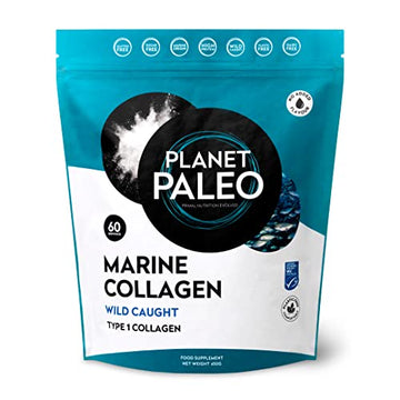 Pure Marine Collagen Powder (60 Servings, 450g) | for Healthy Skin, Hair and Nails, and Gut Health Planet Paleo buy supplements canada
