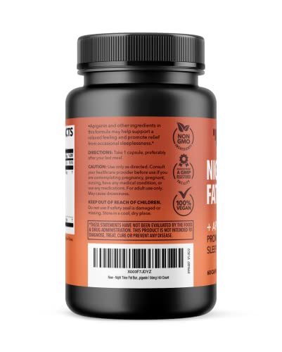 HAVASU NUTRITION Night Time Fat Burner Pills with Apigenin | 50mg | 60 Count HAVASU NUTRITION buy supplements canada