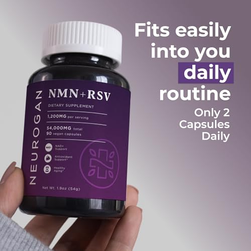 Neurogan NMN + Resveratrol Capsules – Cellular Health & Energy Support – 1200mg Nicotinamide Mononucleotide and Trans-Resveratrol per Serving, 90 Count Neurogan buy supplements canada