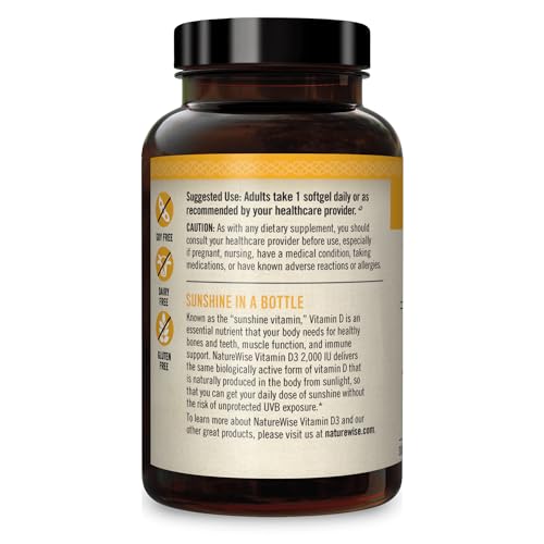NatureWise Vitamin D3 2000iu (50 mcg) Healthy Muscle Function, and Immune Support NatureWise buy supplements canada