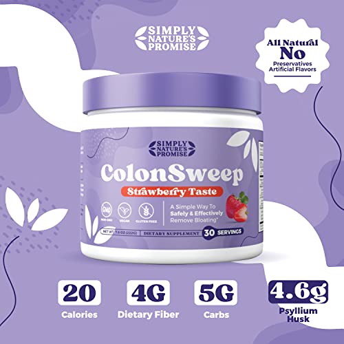 Simply Nature's Promise - ColonSweep Psyllium Husk Powder Colon Cleanser, 8 oz. COLON SWEEP buy supplements canada