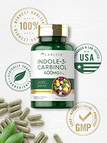 Carlyle Indole-3-Carbinol (I3C) 400mg | 120 Capsules | Advanced Formula Carlyle buy supplements canada