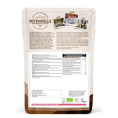 Sevenhills Wholefoods Organic Rice Protein Powder, Vegan, 2kg Sevenhills Wholefoods buy supplements canada
