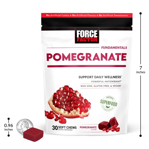 Force Factor Pomegranate Soft Chews for Healthy Aging, Heart Health, Bone Health Force Factor buy supplements canada