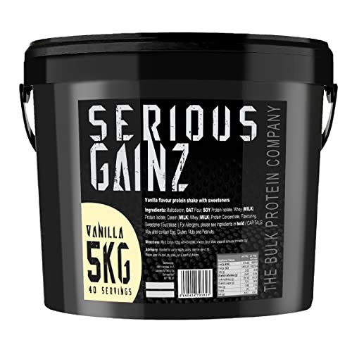 The Bulk Protein Company, SERIOUS GAINZ - Whey Protein Powder - Weight Gain, Mass Gainer The Bulk Protein Company buy supplements canada