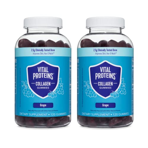 Vital Proteins Collagen Gummies, 2.5g of Clinically-Tested Collagen for Hair, Skin Vital Proteins buy supplements canada