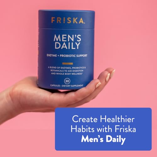 FRISKA Men’s Daily Digestive Enzyme and Probiotics Supplement, Natural Support FR!SKA buy supplements canada
