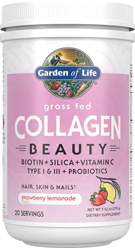 Garden of Life Grass Fed Collagen Beauty - Strawberry Lemonade, 20 Servings - Collagen Garden of Life buy supplements canada