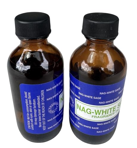 Premium Fragrance Oil 2 Bottles Nag-Musk or Nag-White Sage, 2 Ounces Each in a Glass Bottle Generic buy supplements canada