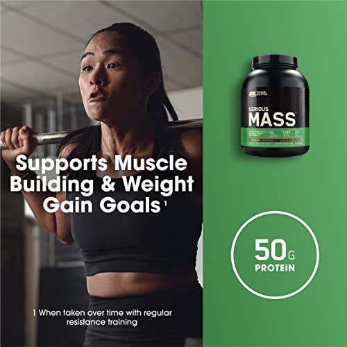 Optimum Nutrition Serious Mass, Weight Gainer Protein Powder, Chocolate, 6 Pound Optimum Nutrition buy supplements canada