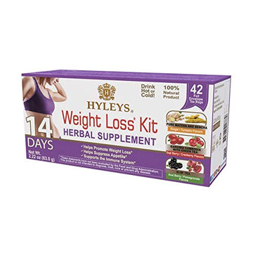 Hyleys 14 Day Weight Loss Tea - 42 Tea Bags (1 Pack), Detox Tea for Cleanse HYLEYS buy supplements canada