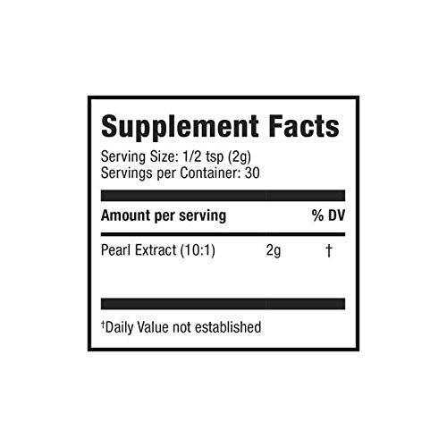 Moon Juice Pearl Powder Supplement - Collagen Support for Hair, Skin & Nails - Anti-Aging Antioxidant Mineral with Calcium - Sustainably Sourced, Non-GMO - 2.1 oz, 30 Servings Moon Juice buy supplements canada