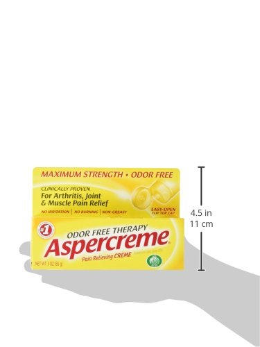Aspercreme Maximum Strength Pain Relief Cream with Aloe 3 oz. (Pack of 4) for Arthritis Joint & Muscle Pain Aspercreme buy supplements canada