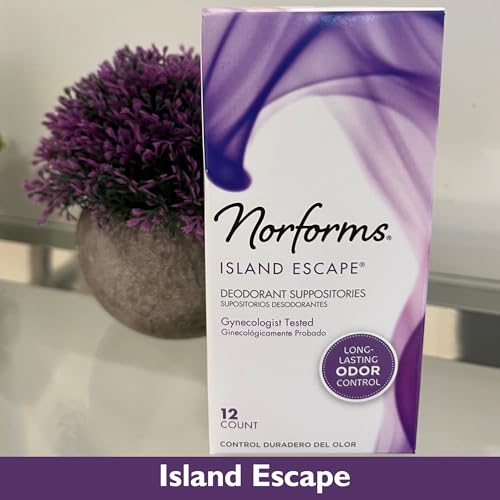 Norforms Feminine Deodorant Suppositories, Long Lasting Odor Control, Tropical Splash Scent Norforms buy supplements canada