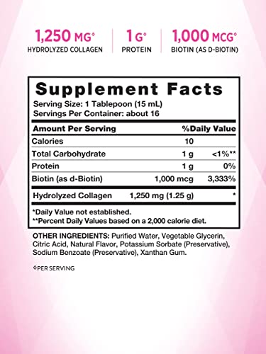 Nature's Truth Liquid Collagen | 8 oz | Non-GMO, Gluten Free Supplement | Natural Berry Nature's Truth buy supplements canada
