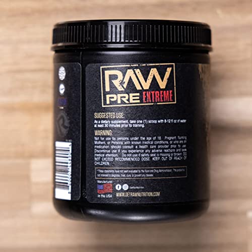 RAW Preworkout Extreme | High Stimulant Preworkout Powder Drink, Extreme Energy RAW buy supplements canada