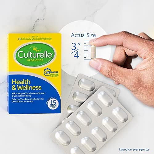 Culturelle Health & Wellness Daily Probiotic Supplement For Men & Women, Helps Support Your Immune System, Occasional Diarrhea, Gas & Bloating, 15 Billion CFUs, Non-GMO, 50 Count Culturelle buy supplements canada
