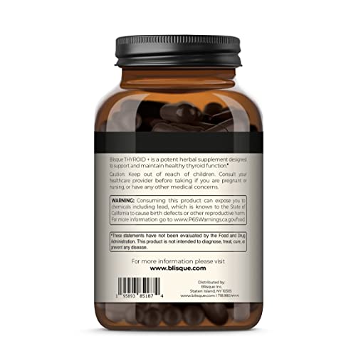 Blisque – Thyroid Support Supplement Complex for Healthy Metabolism and Increased Energy Blisque buy supplements canada